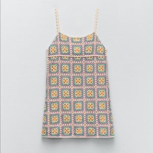 Zara crocheted dress - NWT